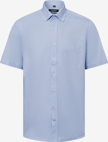 Andrew James Regular Fit Hemd in Blau: Vorderseite