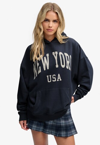 Superdry & Co - Sudadera 'Athletic Essentials' en azul: frente