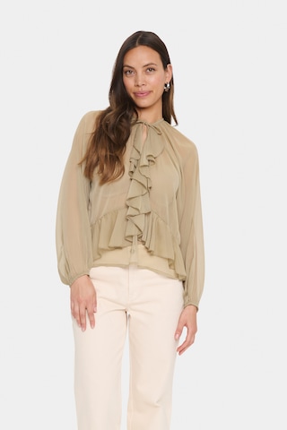SAINT TROPEZ Bluse 'Jacelyn' i beige: forside