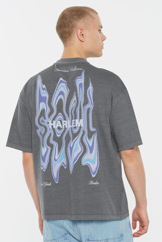 Harlem Soul JO-HN T-Shirt Oversized printed in Grau