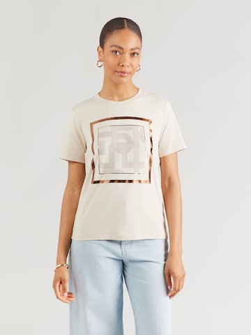 COMMA Μπλουζάκι σε μπεζ: μπροστά