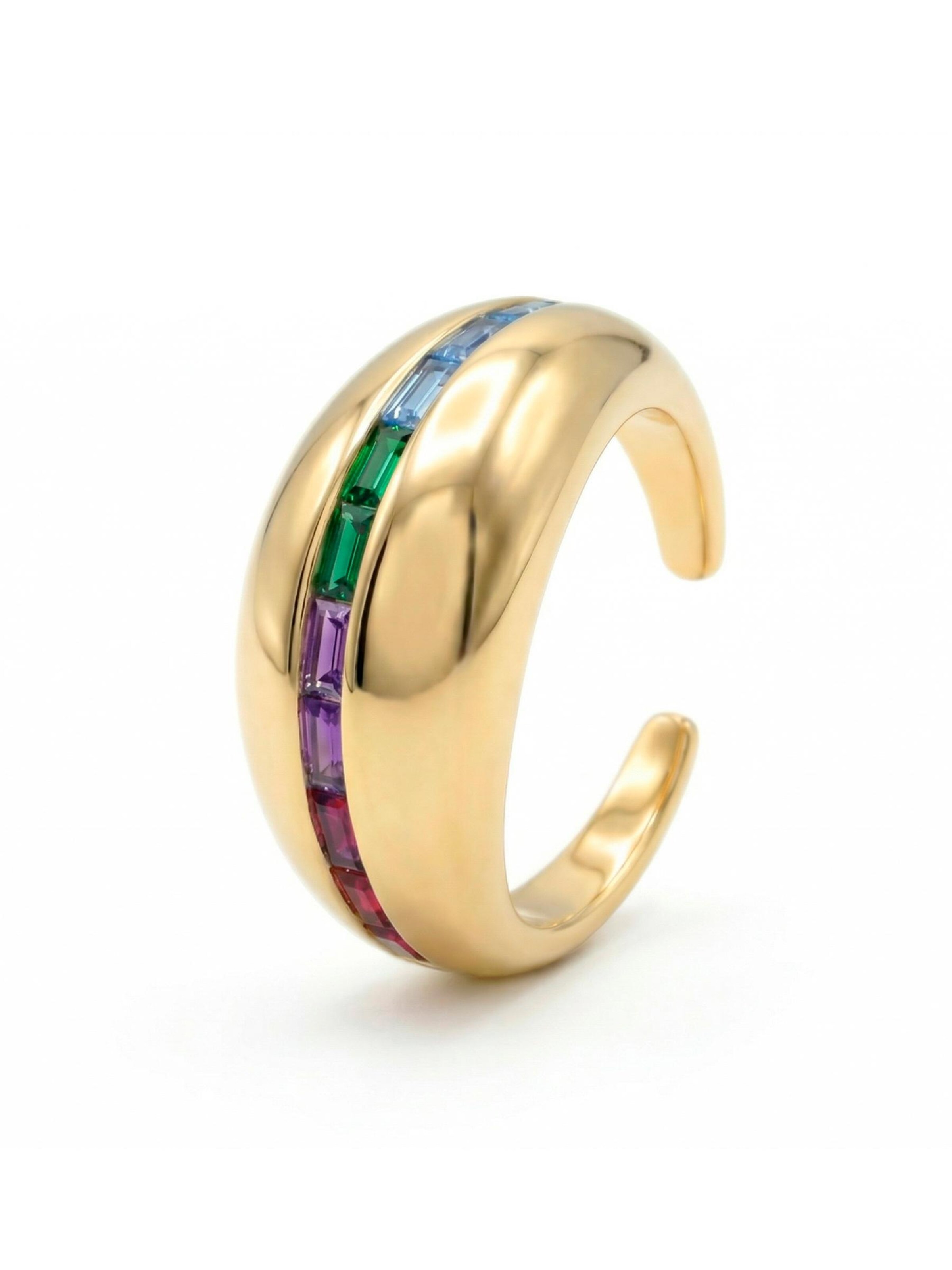 Luxenter - Anel 'Desia' em mistura de cores: frente