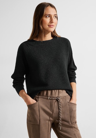 CECIL Sweater in Black: front