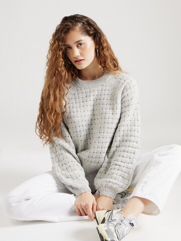 VILA Sweater 'POLANA' in Grey