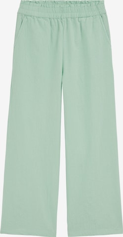 WE Fashion Regular Housut värissä vihreä: etupuoli