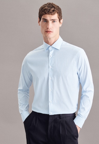 SEIDENSTICKER Regular fit Business Shirt in Blue: front