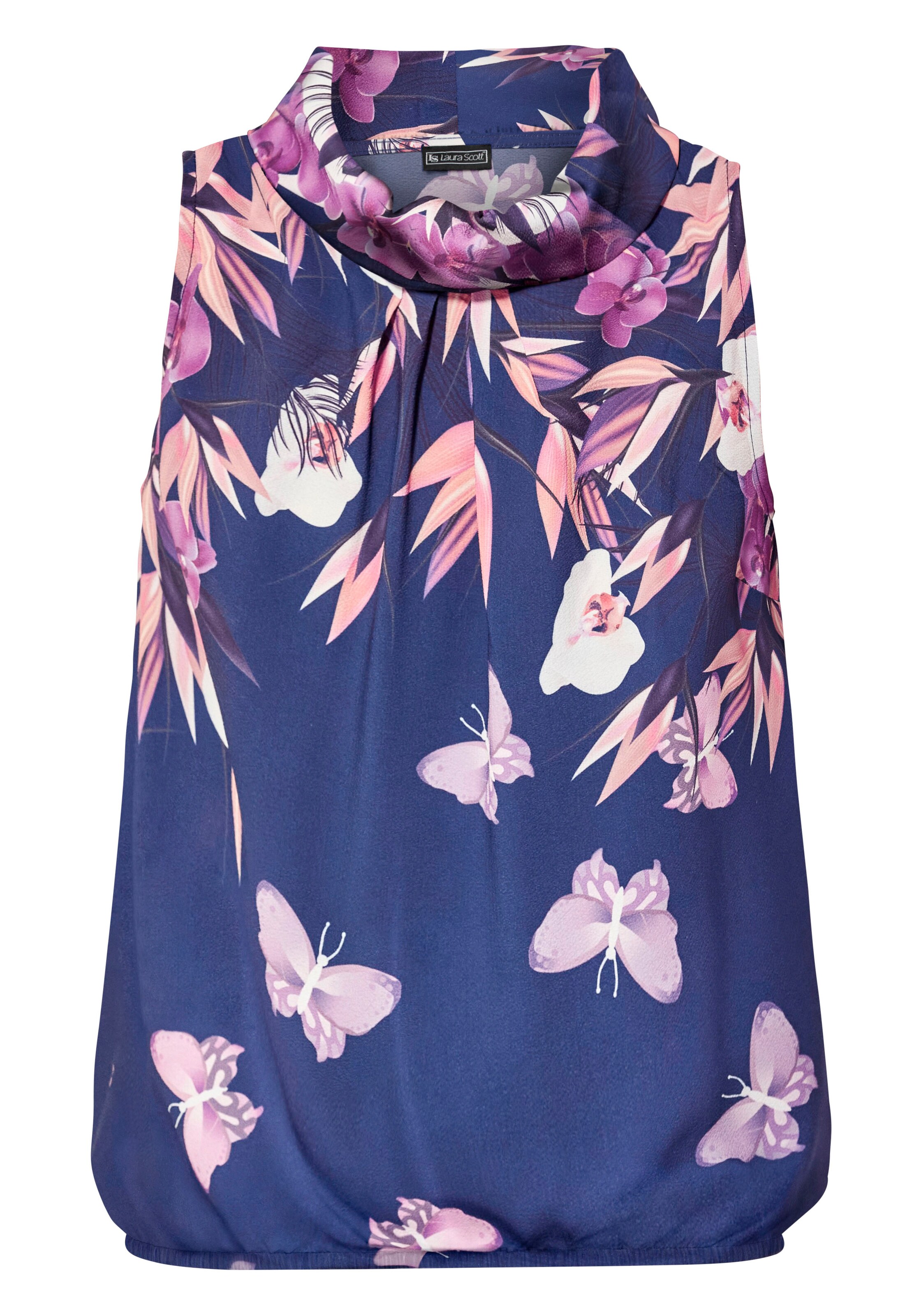 LAURA SCOTT Bluse in Blau: Vorderseite