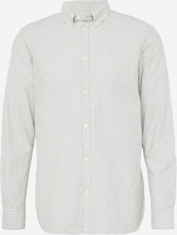 Chemise KnowledgeCotton Apparel en gris : devant