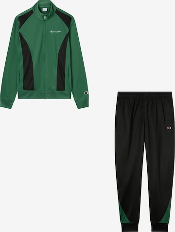 žalia Champion Authentic Athletic Apparel Treniruočių kostiumas: priekis