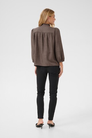 Kaffe Bluse 'Ellen' in Braun
