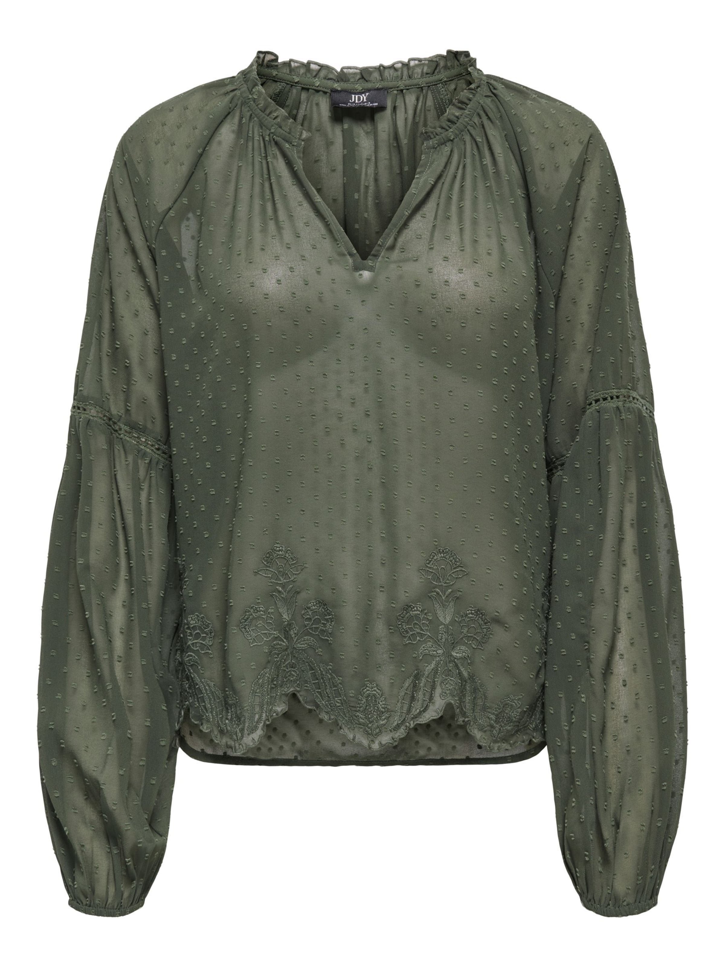 JDY Blouse 'JDYJESSIE' in Groen: voorkant