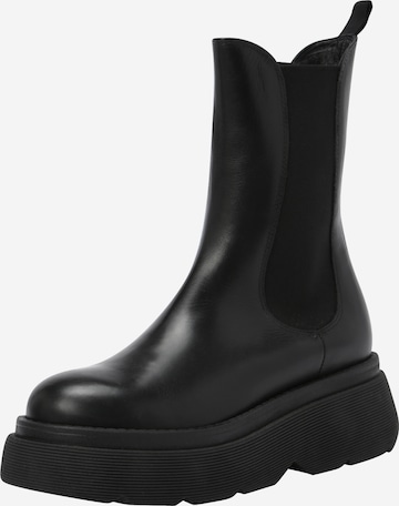 Weekend Max Mara - Botas chelsea 'CALAMAI' em preto: frente