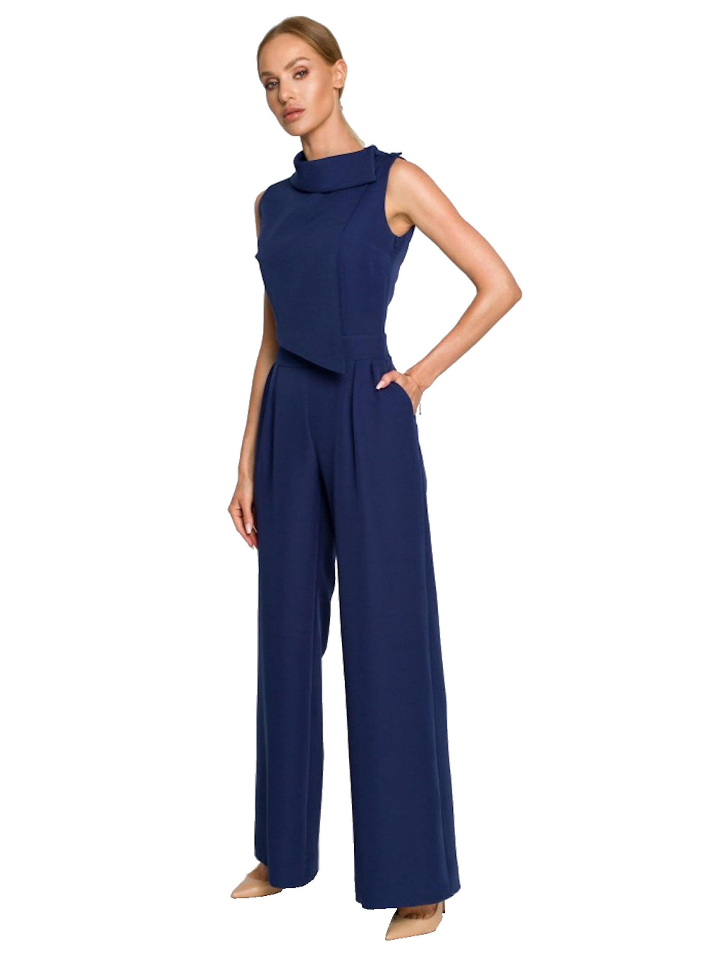 Numoco Jumpsuit 'Overall Bella' in Blue: front
