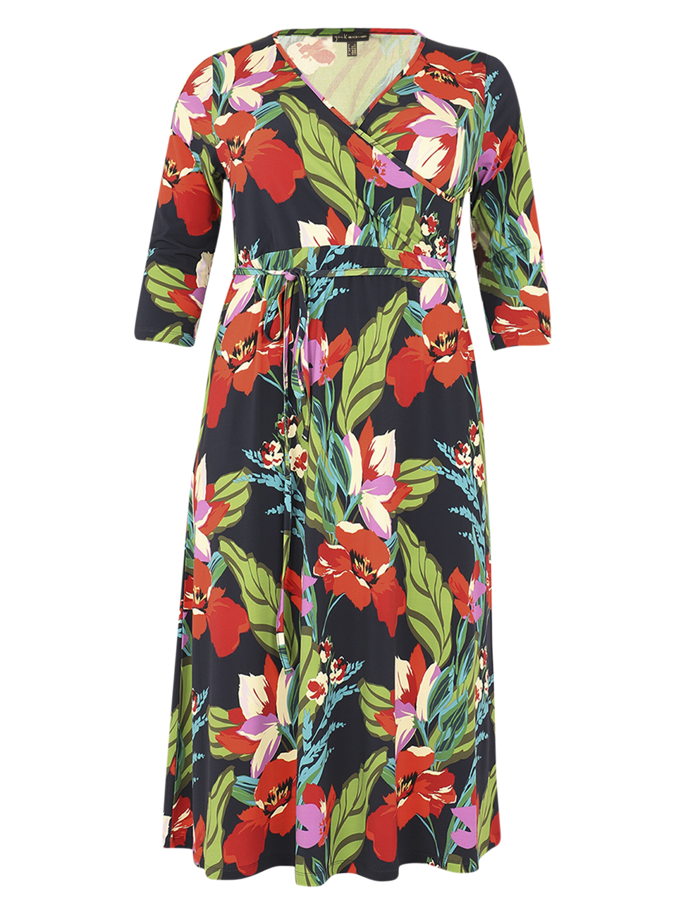 Robe YOEK en mélange de couleurs : devant