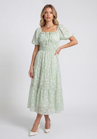 Robe faina en vert