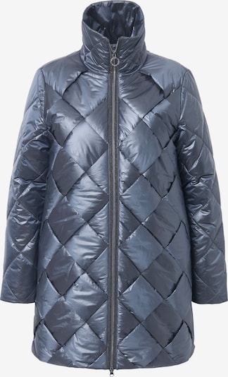 Ulla Popken Steppjacke in M-L in graphit, Produktansicht