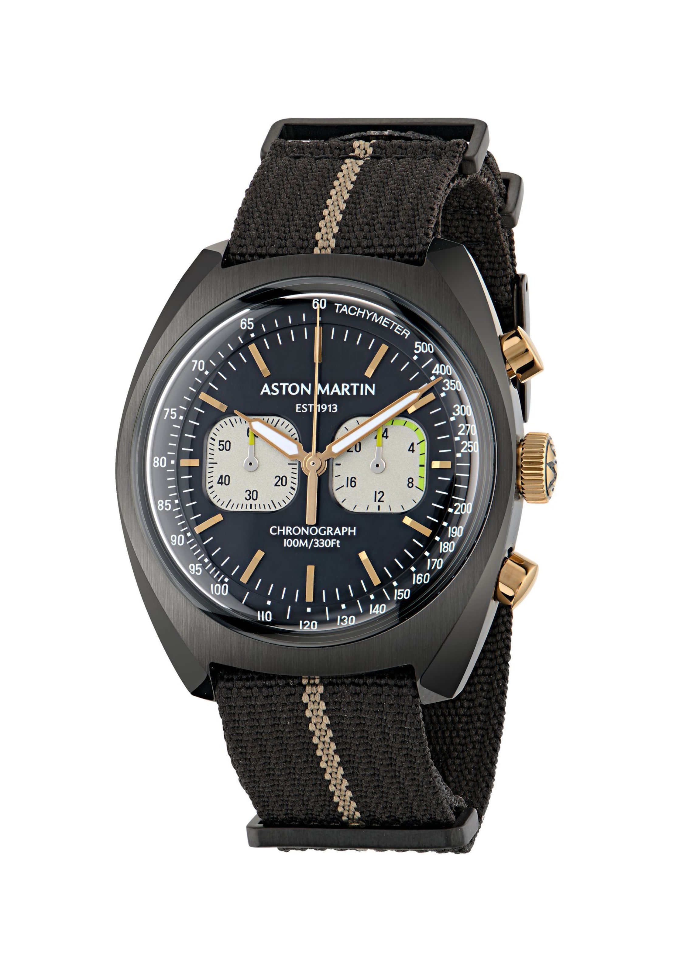 Aston Martin Analog watch in Black: front