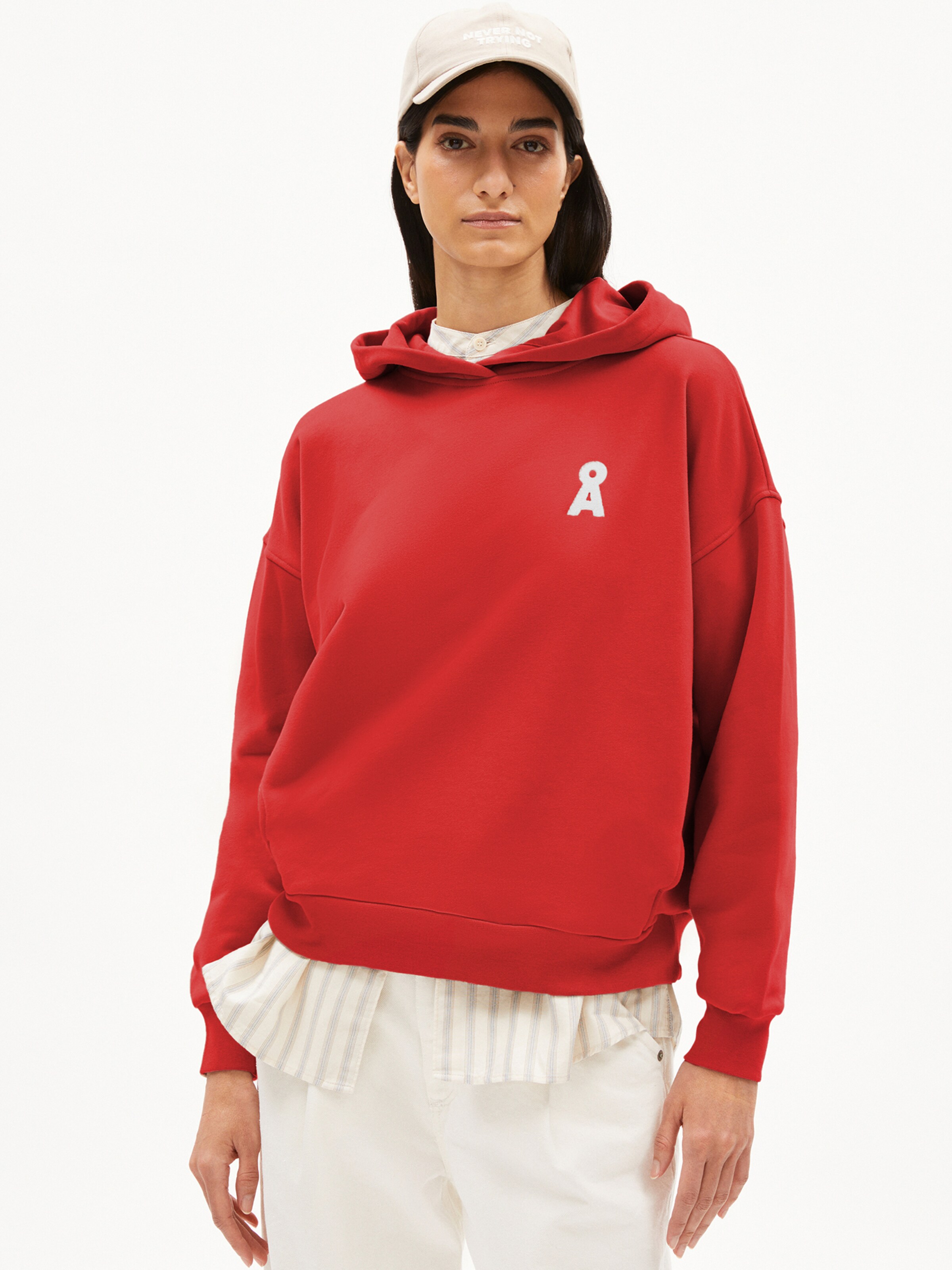 ARMEDANGELS Hoddie ICONIC Å 'FRANCISARAA' in Orange: Vorderseite