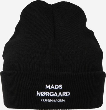 MADS NORGAARD COPENHAGEN Beanie 'Isak' in Black