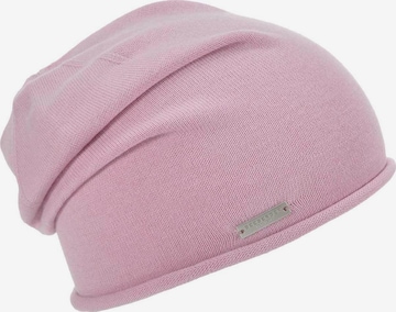 Seeberger Beanie 'Mütze' in Pink: front