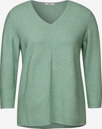 CECIL Sweater in Green: front