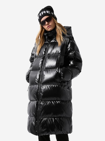 Bogner Fire + Ice Mantel 'Asta' in Schwarz: Vorderseite