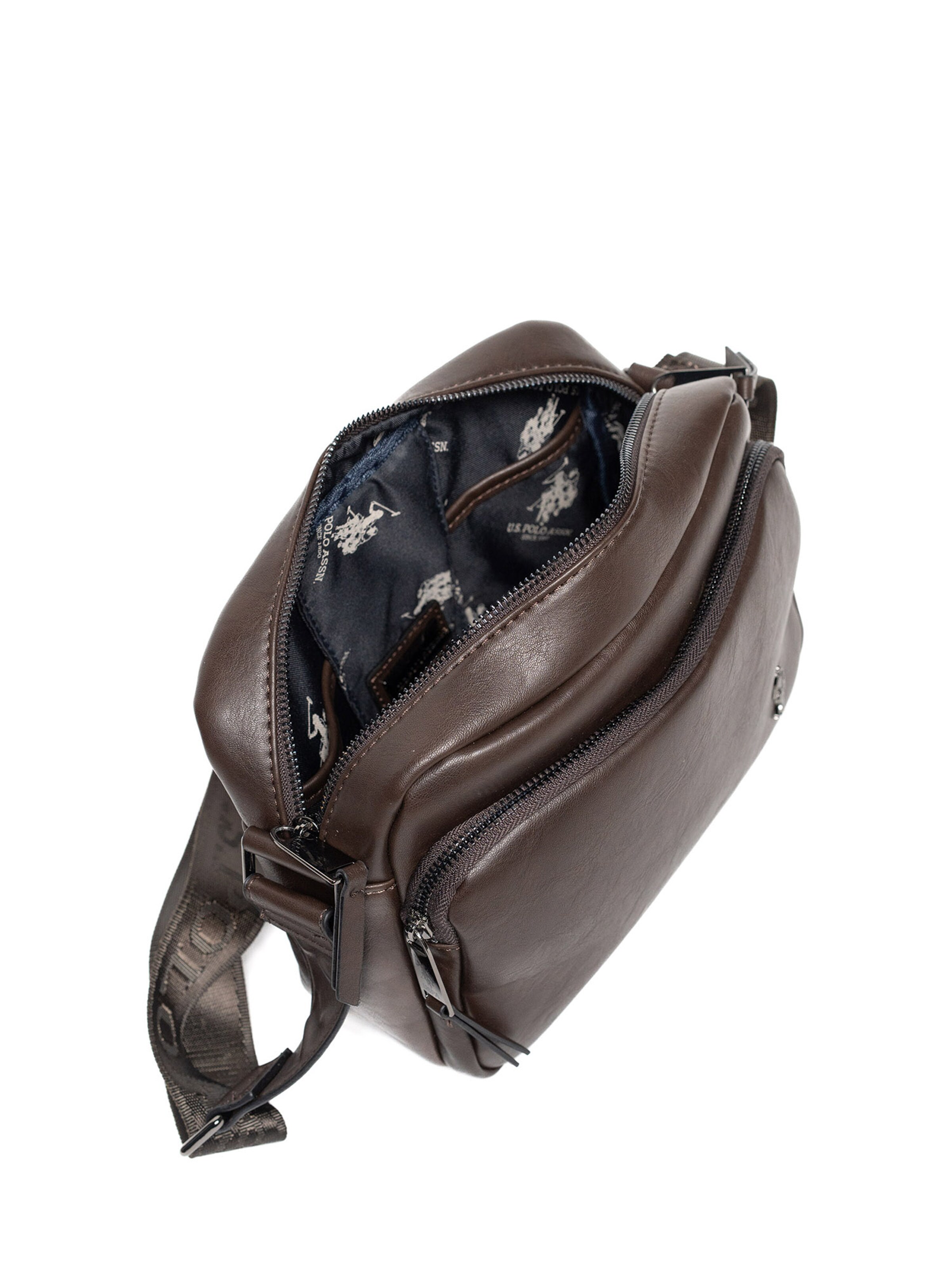Borsa a tracolla di U.S. POLO ASSN. in marrone