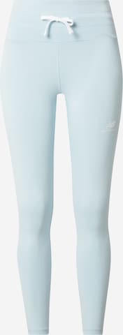 new balance Slim fit Leggings in Blue: front
