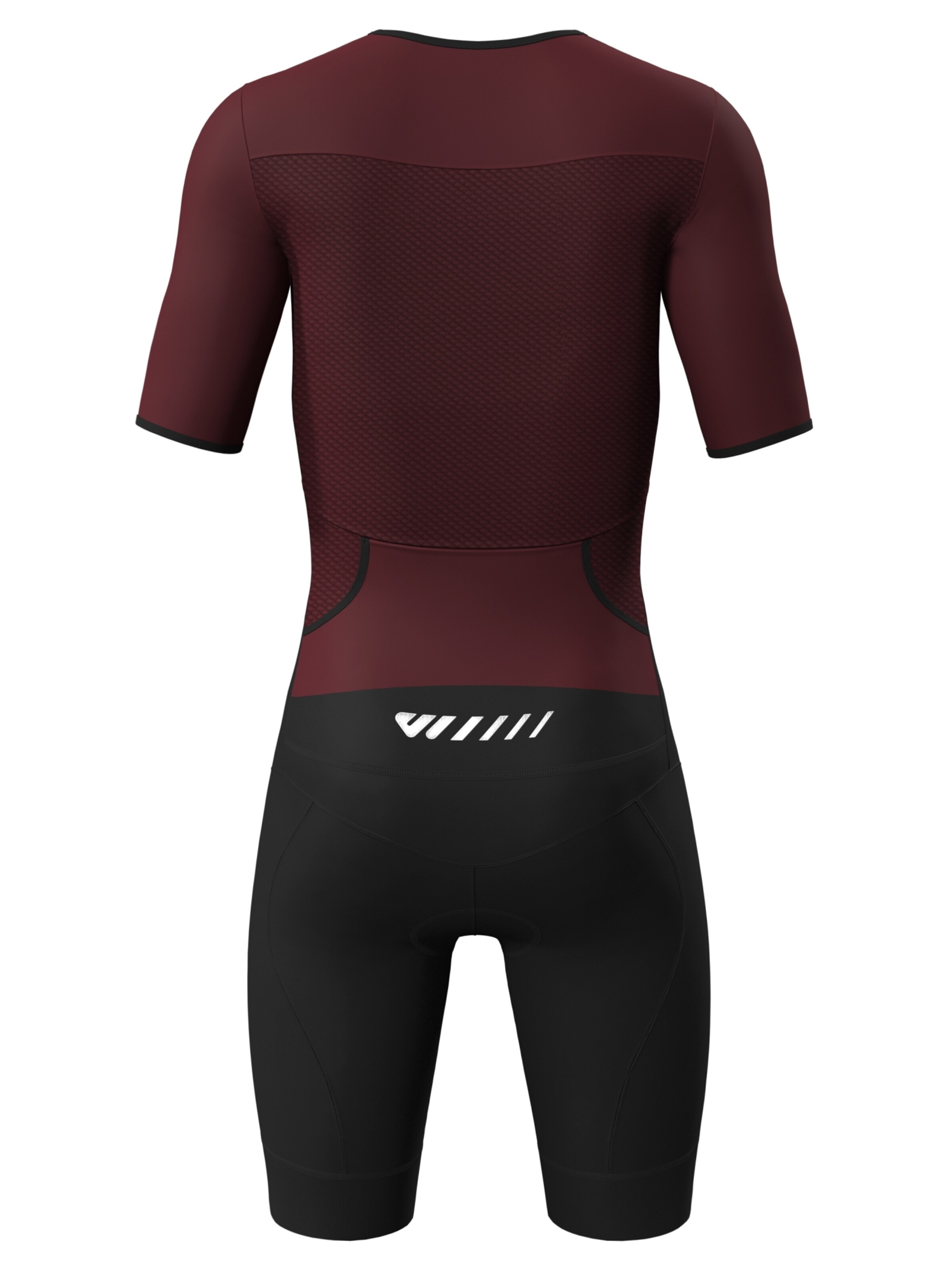 WULIBIKE - Ropa deportiva 'Wulibike Triathlonanzug Herren Eng anliegend, Kurzarm, rot, schnelltrocknend' en rojo