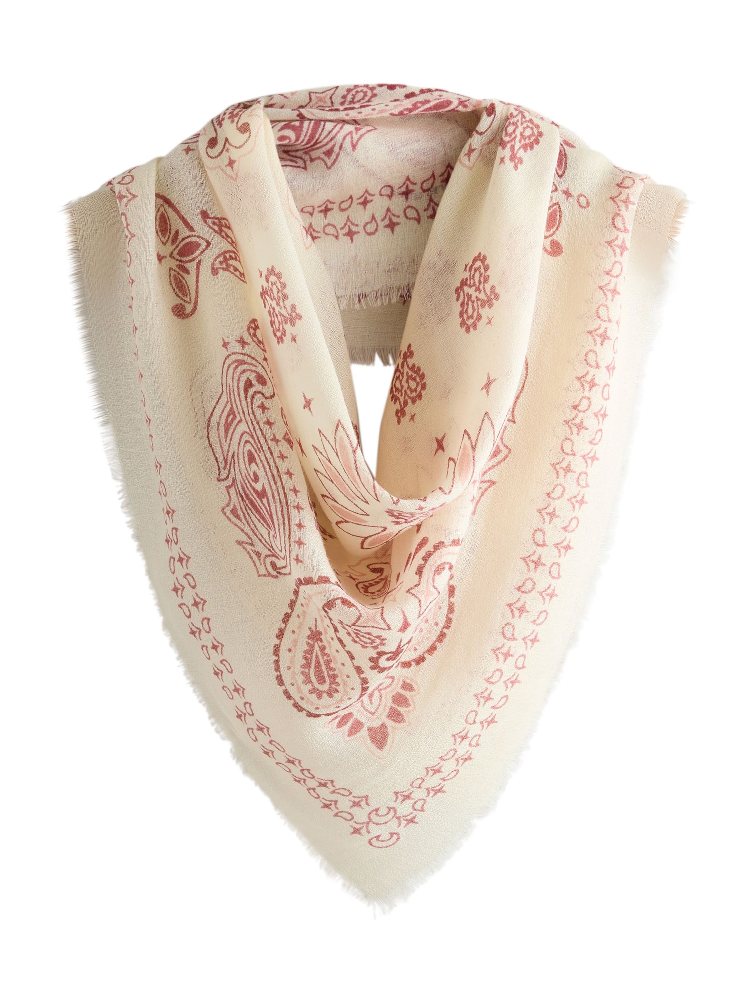 Next Kendő - bézs: elől