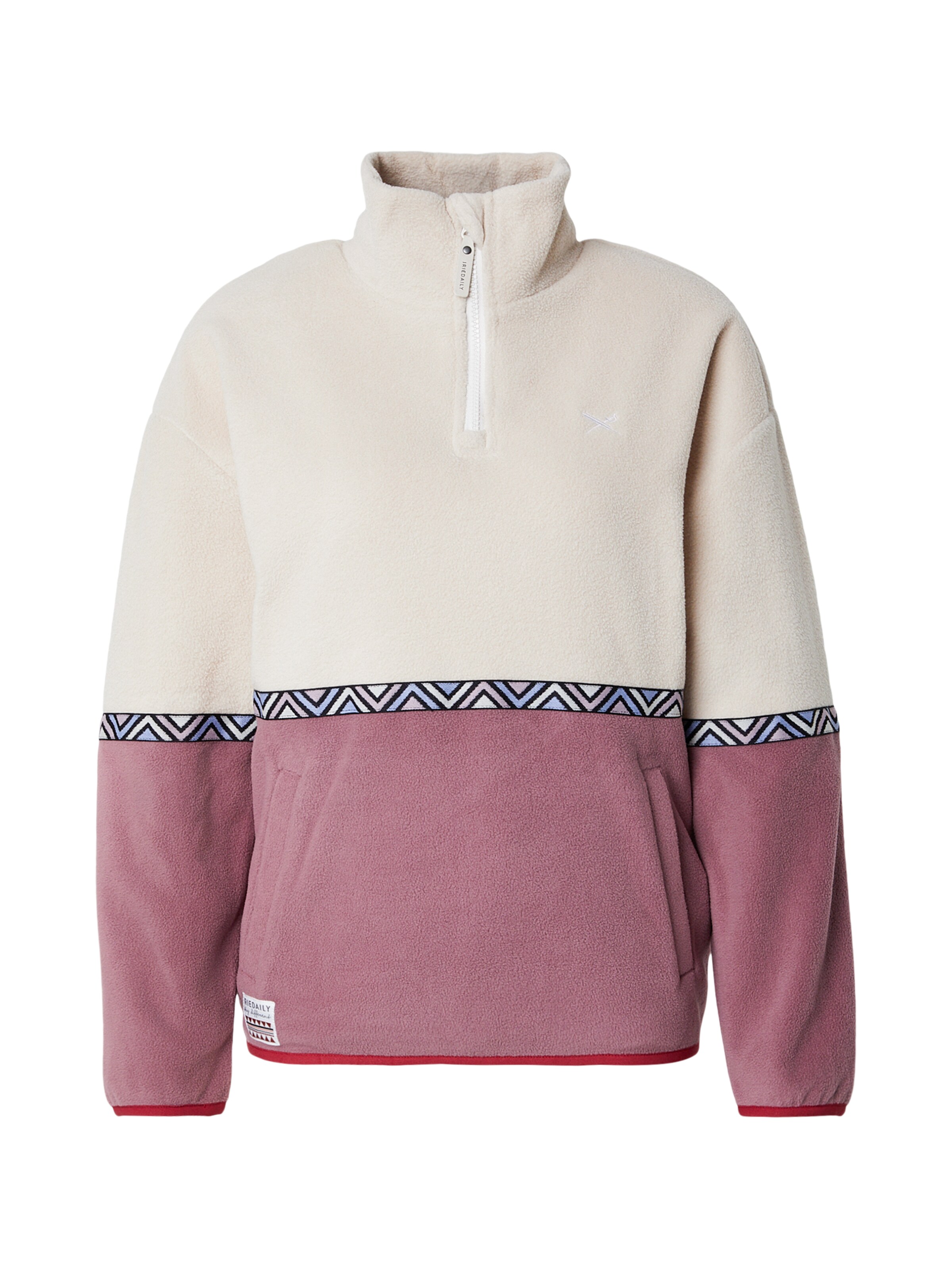 Pull-over 'Holina' Iriedaily en beige : devant