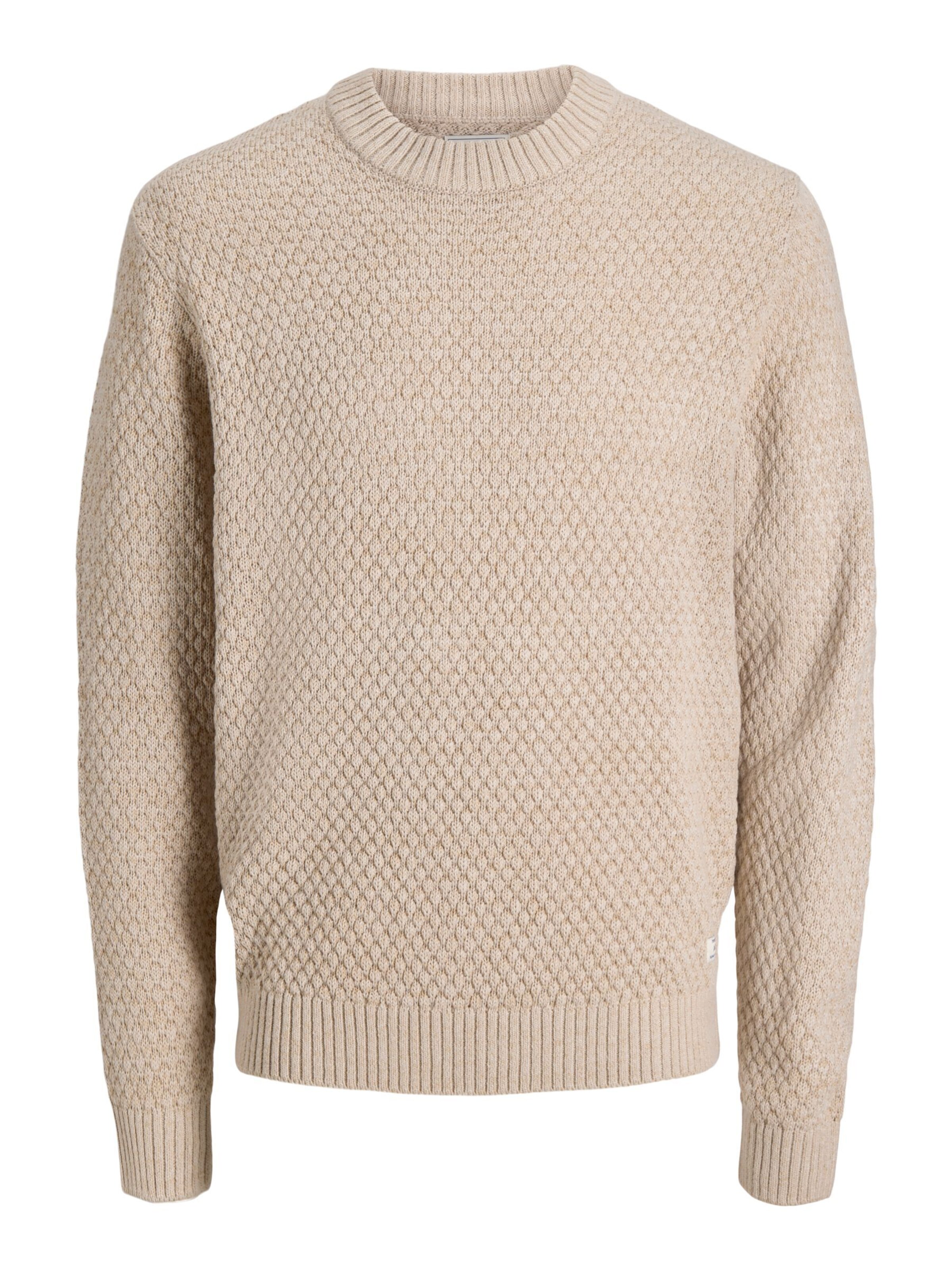 JACK & JONES Trui 'JJBlake' in S in de kleur Taupe, Productweergave
