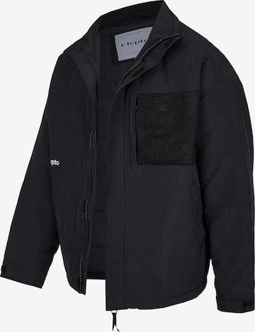 Cleptomanicx Winter Jacket 'Square' in Black