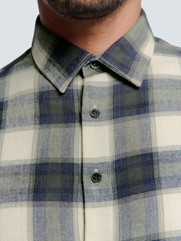 No Excess Regular fit Button Up Shirt in Grey