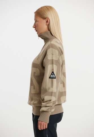 Pull-over de sport 'Verbier' SOS en marron