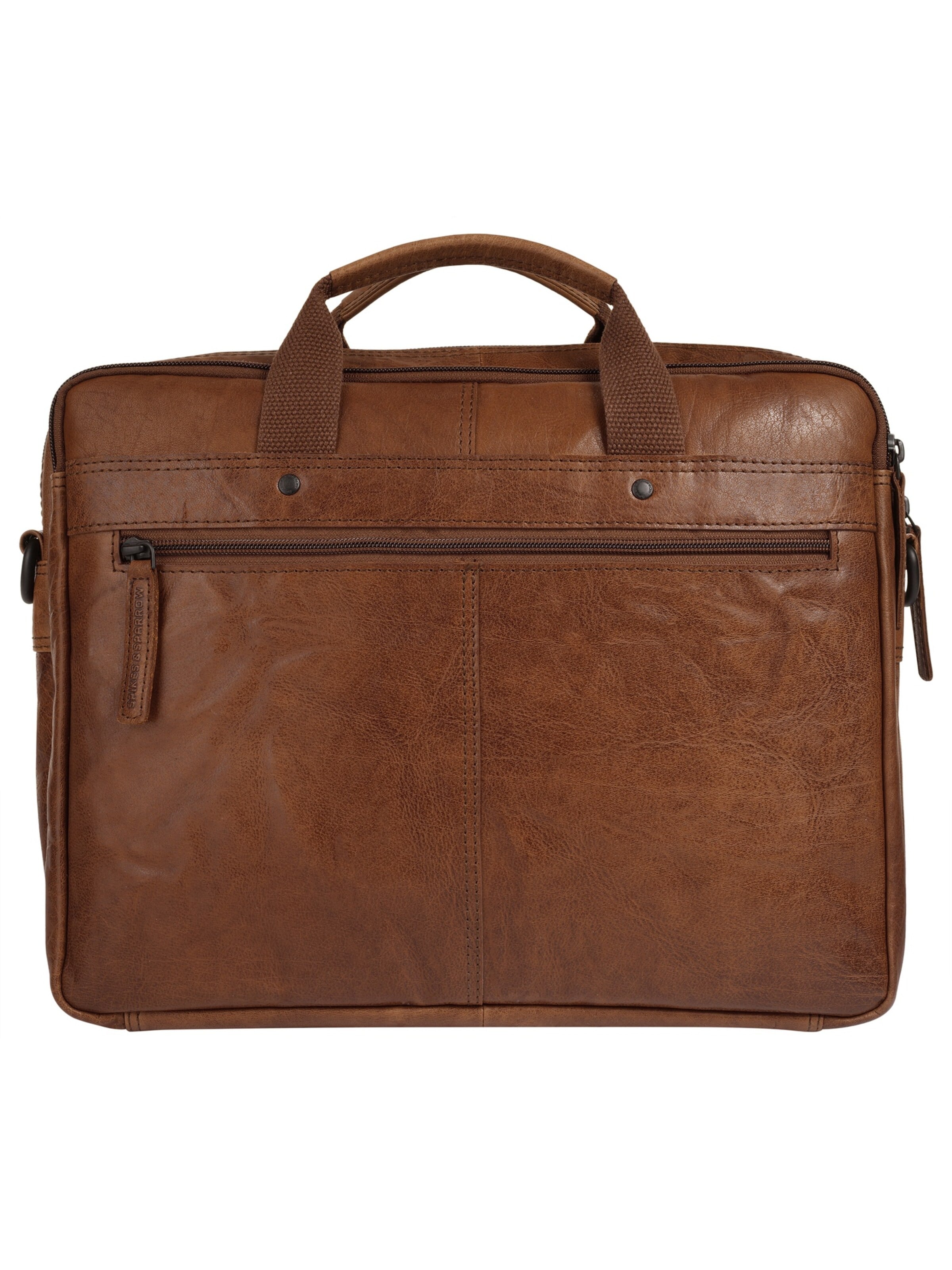 Spikes & Sparrow Briefcase in Brown