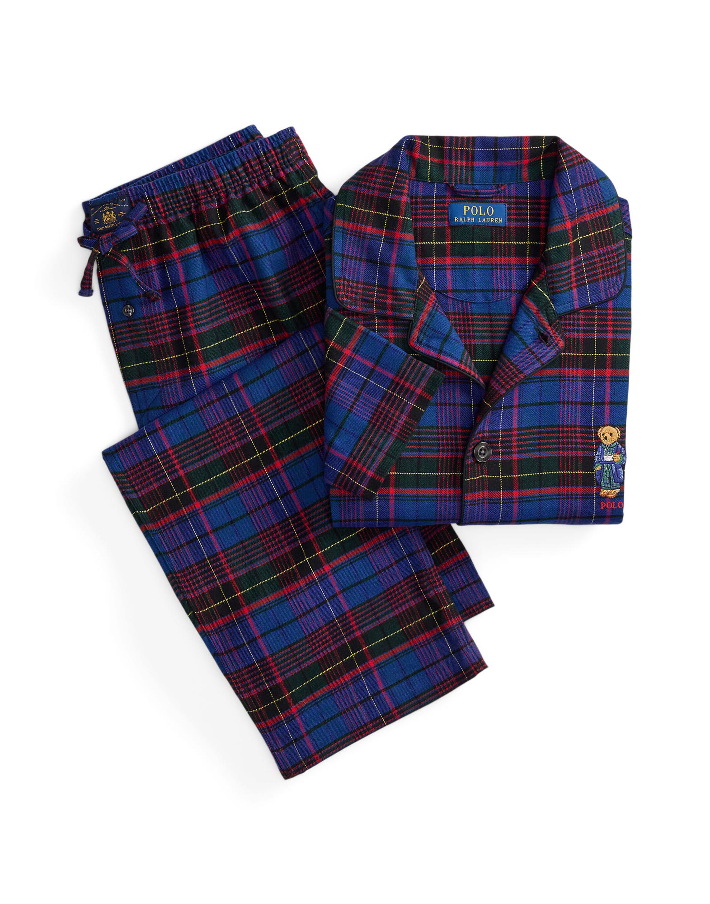 Polo Ralph Lauren Pyjamas lang i blå: forside
