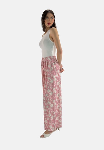 Elara Wide Leg Bukser i pink