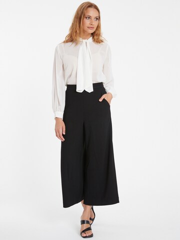 Ana Alcazar Wide leg Trousers ' Sistea ' in Black