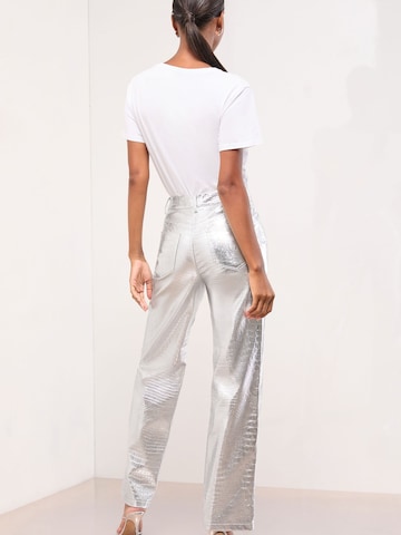 Lipsy Bő szár Nadrág - ezüst