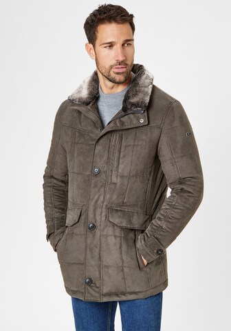 S4 Jackets Winter Jacket in Beige: front