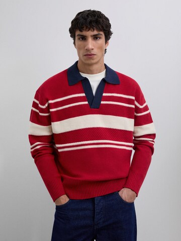 Scalpers Tröja 'Vintage' i röd