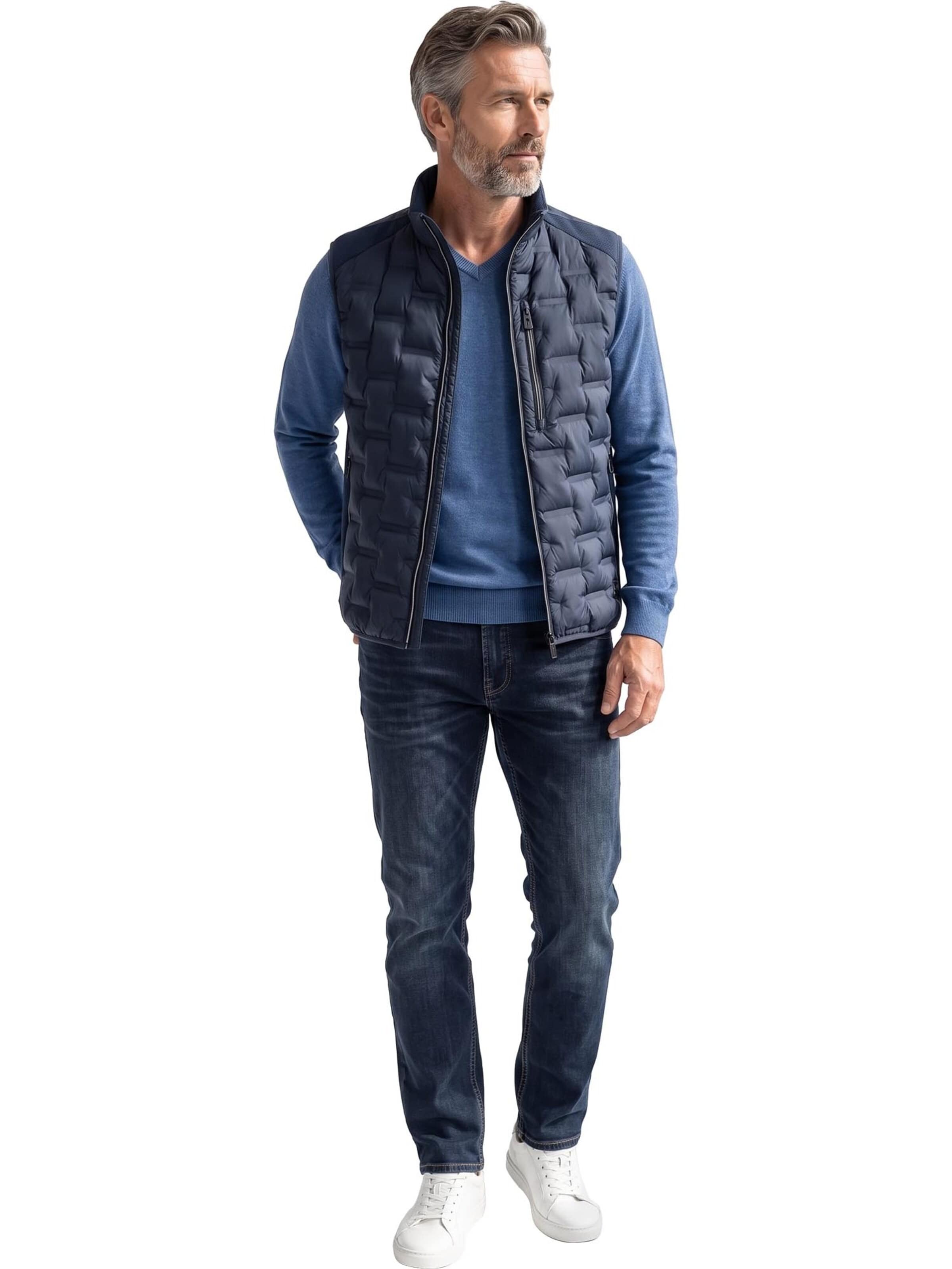CASAMODA Vest 'Basic' in Blue