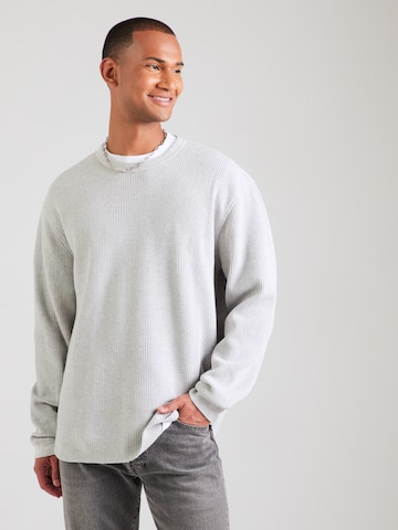 LEVI'S ® - Pullover 'Long Sleeve Relaxed Thermal Tee' em cinzento: frente
