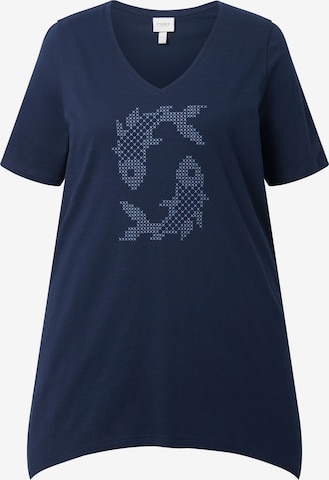 Ulla Popken Shirt in Blue: front