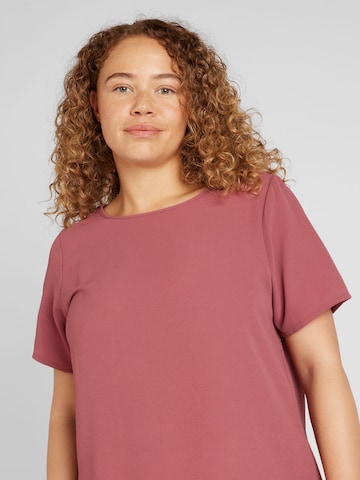 Camicia da donna 'VICA' di ONLY Carmakoma in rosa
