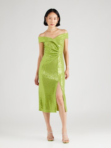 SWING Kokteilové šaty - Zelená: predná strana