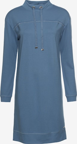 LAURA SCOTT Oversized Dress in Blue: front