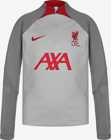 NIKE Sportief sweatshirt 'FC Liverpool' in Grijs: voorkant