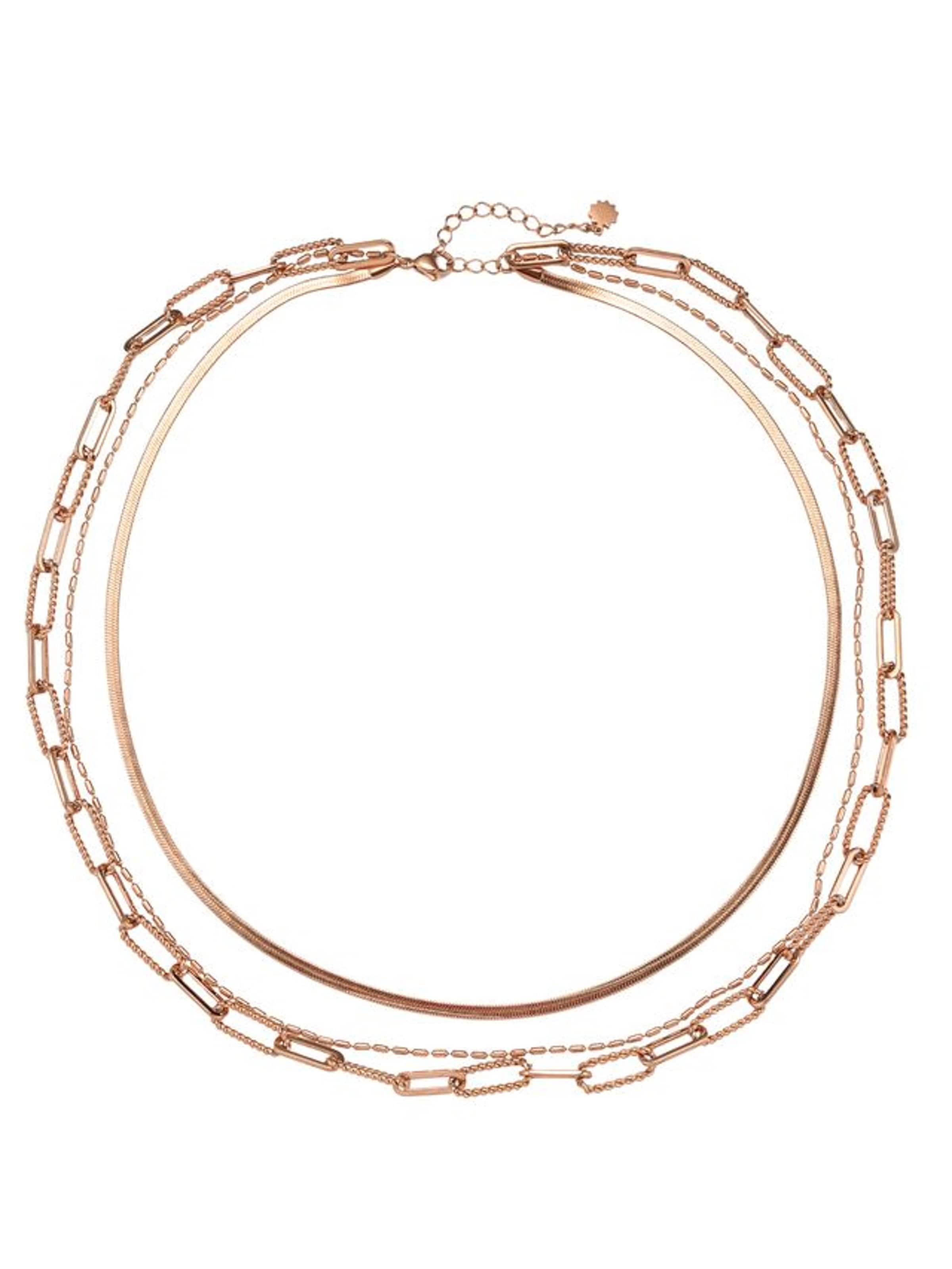 Hey Happiness - Cadena 'Timeless Triple' en oro